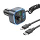 FM - трансмітер HOCO E74 Energy 2in1 QC3.0 BT5.0 Gray