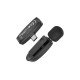 Бездротовий мікрофон Hoco L15 Type-C Wireless Digital Microphone Crystal lavalier Black