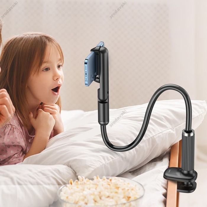 Настільна підставка для телефону Hoco HD4 Sea View Desktop Lazy Phone Holder Black
