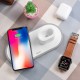 Бездротовий зарядний пристрій HOCO CW21 Wisdom 3-in-1 for iPhone / iWatch / AirPods 2A White