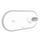 Бездротовий зарядний пристрій HOCO CW21 Wisdom 3-in-1 for iPhone / iWatch / AirPods 2A White