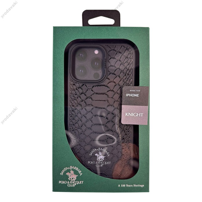 Чохол Santa Barbara Polo & Racquet Club Knight iPhone 15 Plus Black