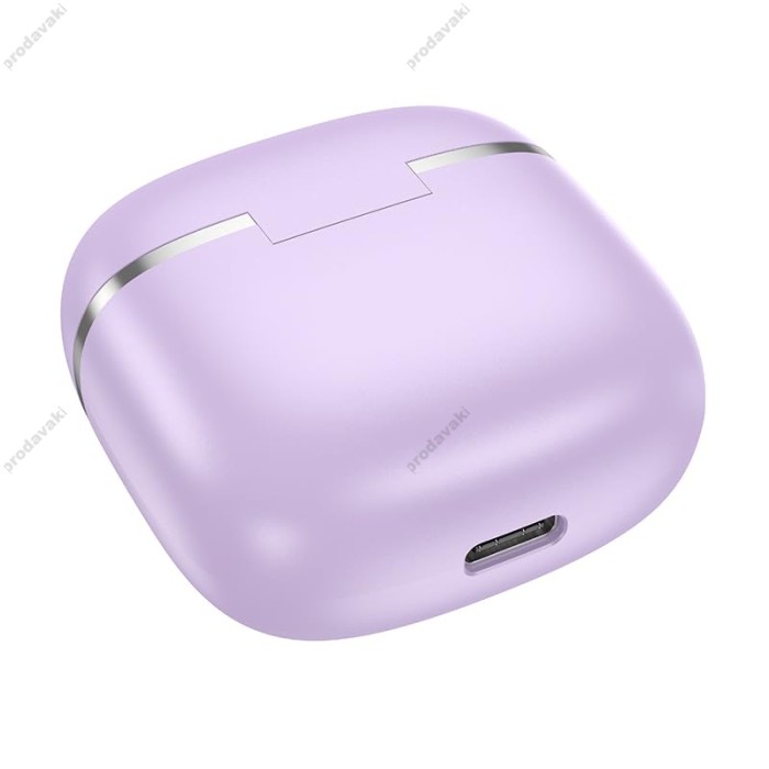 Бездротові Bluetooth навушники HOCO EQ1 Music guide true wireless headset BT 5.3 Purple