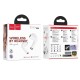 Бездротові Bluetooth навушники HOCO EQ1 Music guide true wireless headset BT 5.3 White