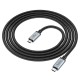 Кабель HOCO US05 USB4 HD high speed data cable Type-C to Type-C 100W 5A 2m Black