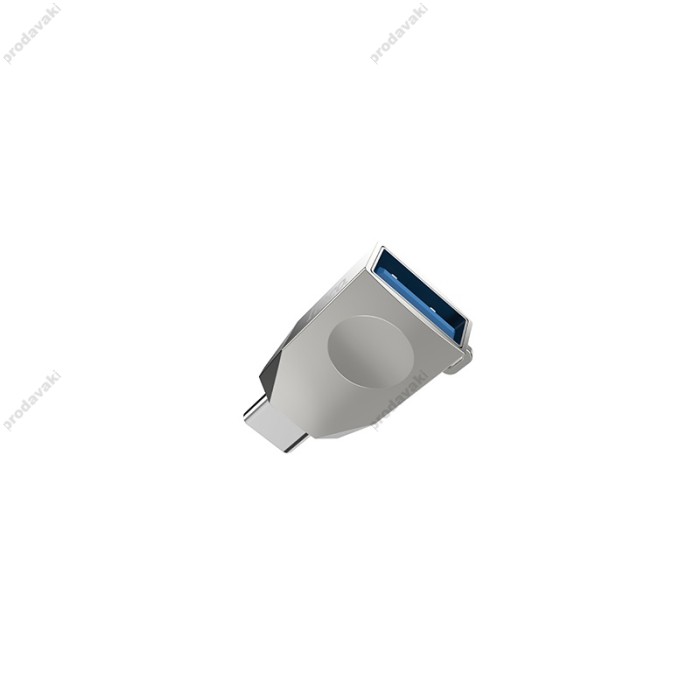 Перехідник HOCO UA9 Type-C OTG Adapter Gray