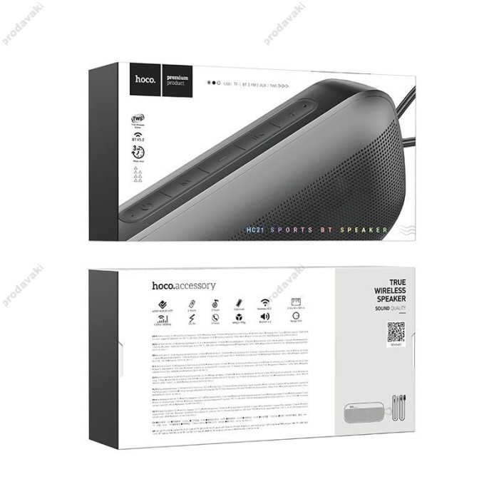 Портативна колонка Bluetooth HOCO HC21 Shadow sports speaker 10W Black
