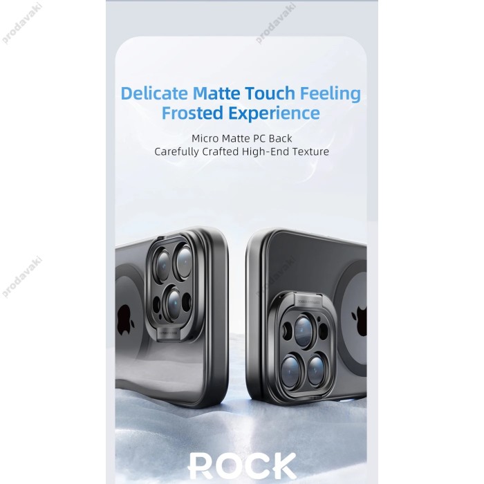 Чохол Rock Guard Foldable Series TPU Case with Magsafe iPhone 15 Plus Titanium Black