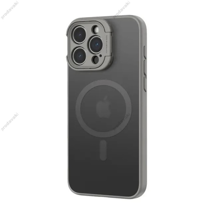 Чохол Rock Guard Foldable Series TPU Case with Magsafe iPhone 15 Titanium Grey