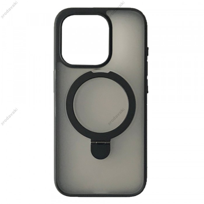 Чохол ROCK Guard with Magnetic (Foldable Magnetic Ring) for iPhone 15 Pro Titanium Black