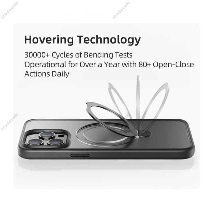 Чохол ROCK Guard with Magnetic (Foldable Magnetic Ring) for iPhone 15 Titanium Blue