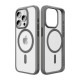 Чохол для iPhone 15 Pro Max Rock Guard Clear with magnetic Grey
