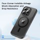 Чохол iPhone 15 Rock Guard Clear with magnetic White