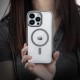 Чохол iPhone 15 Rock Guard Clear with magnetic White