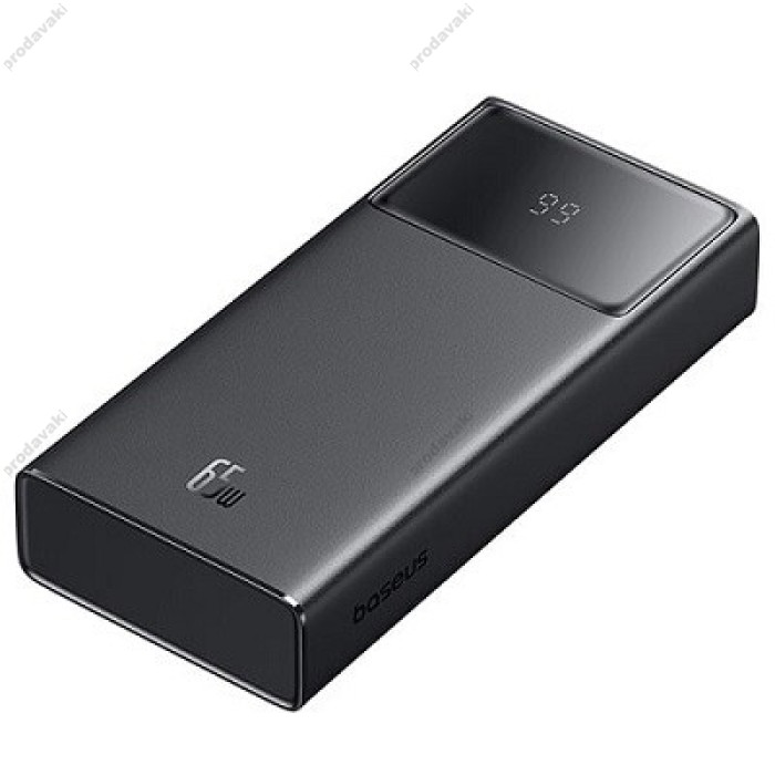 Повербанк портативний акумулятор Power bank Baseus Star-Lord Digital Display 65W 20000 mAh Cluster Black P10022906113-00