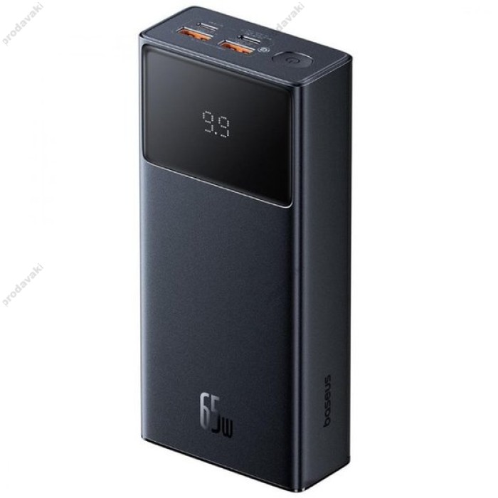 Повербанк портативний акумулятор Power bank Baseus Star-Lord Digital Display 65W 20000 mAh Cluster Black P10022906113-00