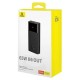Повербанк портативний акумулятор Power bank Baseus Star-Lord Digital Display 65W 20000 mAh Cluster Black P10022906113-00