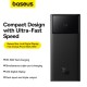 Повербанк портативний акумулятор Power Bank Baseus Star-Lord Digital 30W 20000 mAh Cluster White P10022904213-00