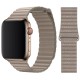 Ремінці Apple Watch Leather Loop Magnet 42mm / 44mm / 45mm Бежевий