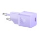Мережевий зарядний пристрій Baseus GaN5 Fast Charger (mini) 20W Purple CCGN050105