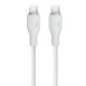 Кабель Baseus Pudding Series Fast Charging Cable Type-C to Type-C 100W 5A 2m White P10355702221-01