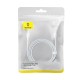 Кабель Baseus Pudding Series Fast Charging Cable Type-C to Type-C 100W 5A 2m White P10355702221-01