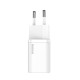 Мережевий зарядний пристрій Baseus Super Si Quick Charger 25W White CCSP020102