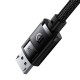 Кабель Baseus High Definition Series Adapter Cable DP to DP 8K 2m Black B00633706111-02