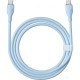 Кабель Baseus Pudding Series Fast Charging Cable Type-C to Type-C 100W 5A 1.2m Blue P10355702311-00