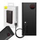 Повербанк портативний акумулятор Power bank Baseus Adaman Metal Digital Display 22.5W 40000 mAh Black (PPAD020101)