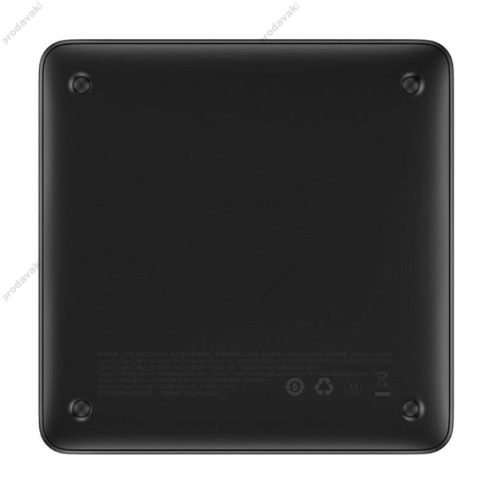 Повербанк портативний акумулятор Power bank Baseus Blade Power Digital Display HDEdition 100W 20000 mAh Black PPBL000301