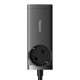 Мережевий зарядний пристрій Baseus GaN3 Pro Desktop Powerstrip AC+2U+2C 100W (Cable Type-C to Type-C 100W) Black PSZM000401