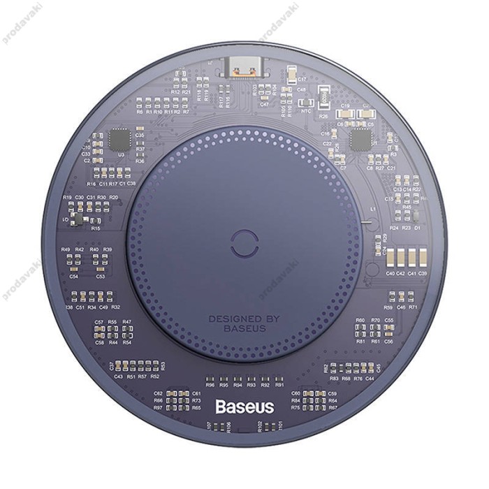 Бездротовий зарядний пристрій Baseus Simple 2 Wireless Charger 15W Purple CCJJ050005