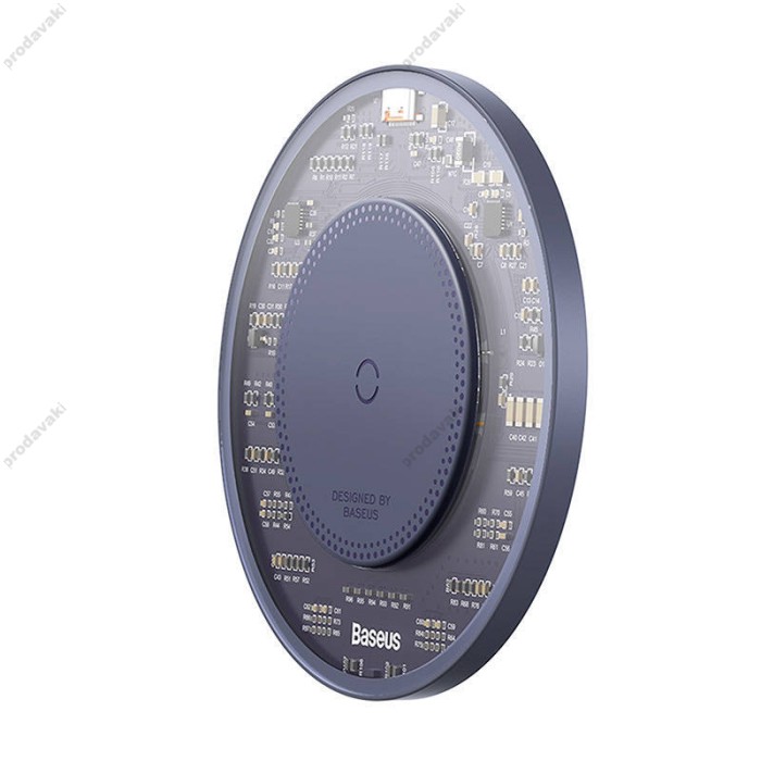 Бездротовий зарядний пристрій Baseus Simple 2 Wireless Charger 15W Purple CCJJ050005