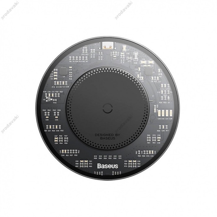 Бездротовий зарядний пристрій Baseus Simple 2 Wireless Charger 15W Black CCJJ050001