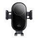 Автомобільний тримач із бездротовою зарядкою Baseus Light Chaser Wireless Charging Electric Car Mount 15W Black C40355900121-00