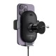 Автомобільний тримач із бездротовою зарядкою Baseus Light Chaser Wireless Charging Electric Car Mount 15W Black C40355900121-00