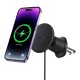 Автомобільний тримач із бездротовою зарядкою Baseus CW01 MagSafe Wireless Charging 15W Black C40141001111-00