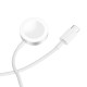 Зарядний пристрій для Apple Watch HOCO CW46 Wireless charger for iWatch Type-C / 5V / 0,35A / 1-8S Білий