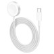 Зарядний пристрій для Apple Watch HOCO CW46 Wireless charger for iWatch Type-C / 5V / 0,35A / 1-8S Білий