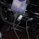 AUX-кабель Аудіоадаптер HOCO UPA23 Type-C + USB 2-in-1 digital audio conversion cable 1m. Metal Gray
