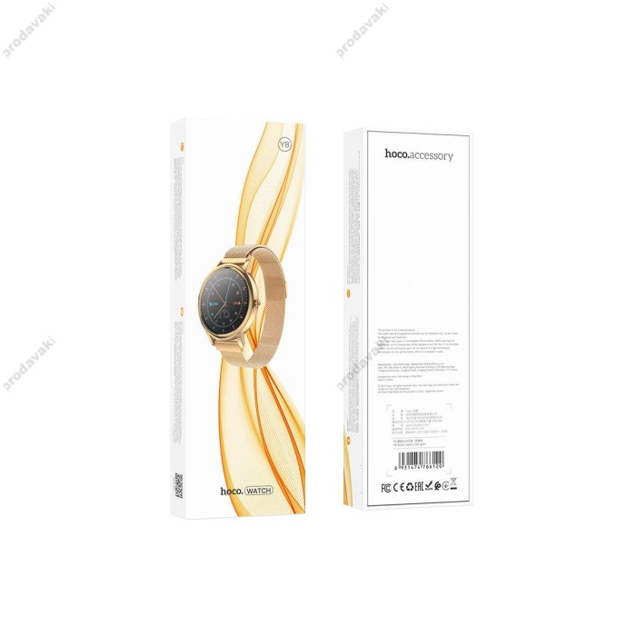 Смарт-годинник HOCO Y8 Smart sports watch Rose gold