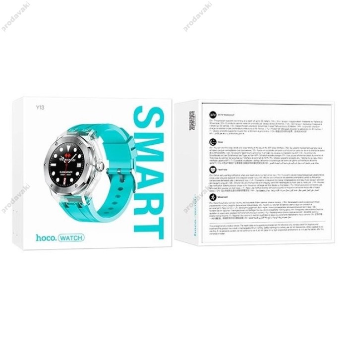 Смарт-годинник HOCO Y13 Smart watch Elegant Blue