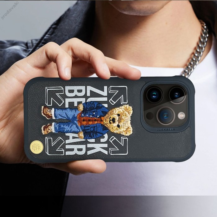 Чохол Zuck Bear San Francisco Fortune Leather Case iPhone 15 Pro Max SoCal Vibe