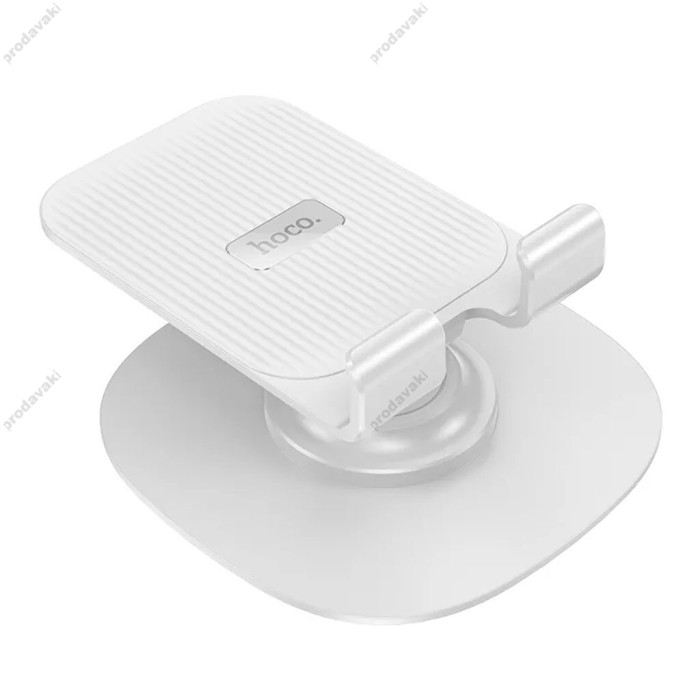 Настільна підставка Hoco HD6 Winner dual-axis rotating desktop stand white