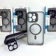 Чохол Stand Camera Case  with MagSafe iPhone 15 Pro Grey