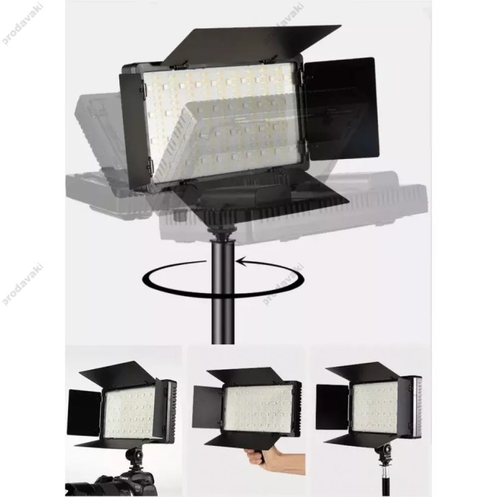 Світлодіодна прямокутна лампа відеосвітло LED CH Pro E800 29х17 cm