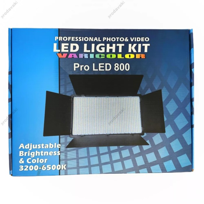 Світлодіодна прямокутна лампа відеосвітло LED CH Pro E800 29х17 cm