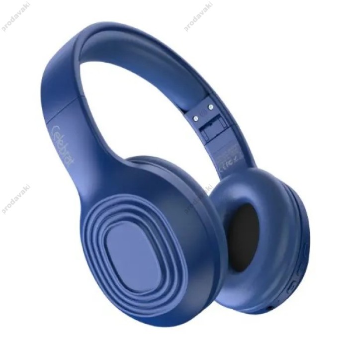 Бездротові Bluetooth навушники Celebrat A28 Blue