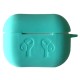 Чохол Airpods Pro 2 силіконовий LOGO 2в1(+ карабін) тех.пак Spearmint